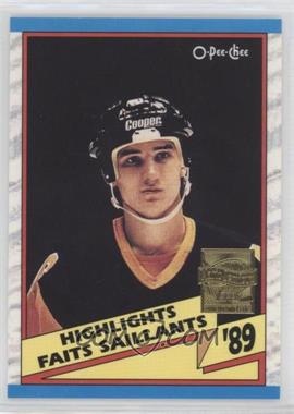 1989-90 O-Pee-Chee - [Base] #327 - 1988-89 Highlight - Mario Lemieux