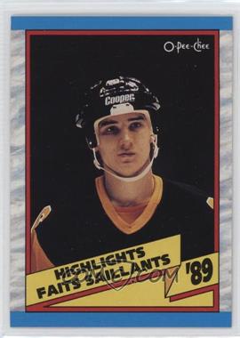 1989-90 O-Pee-Chee - [Base] #327 - 1988-89 Highlight - Mario Lemieux