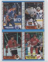 Jari Kurri, Steve Larmer, Cam Neely, Steve Yzerman [EX to NM]