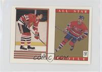 Doug Wilson, Chris Chelios (28 Patrick Roy) [EX to NM]