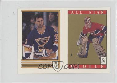 1989-90 O-Pee-Chee Album Stickers - [Base] #21-161 - Gaston Gingras, Patrick Roy (27 Al MacInnis)