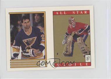 1989-90 O-Pee-Chee Album Stickers - [Base] #21-161 - Gaston Gingras, Patrick Roy (27 Al MacInnis)