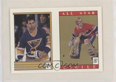 1989-90 O-Pee-Chee Album Stickers - [Base] #21-161 - Gaston Gingras, Patrick Roy (27 Al MacInnis)