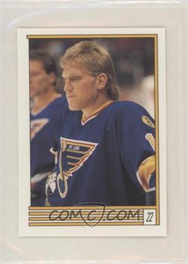 1989-90 O-Pee-Chee Album Stickers - [Base] #22 - Brett Hull