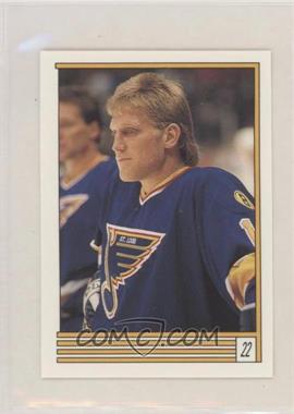 1989-90 O-Pee-Chee Album Stickers - [Base] #22 - Brett Hull