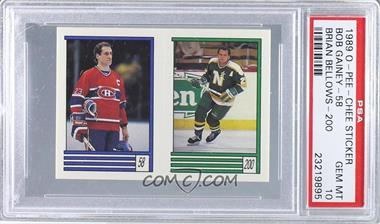 1989-90 O-Pee-Chee Album Stickers - [Base] #58-200 - Bob Gainey, Brian Bellows [PSA 10 GEM MT]