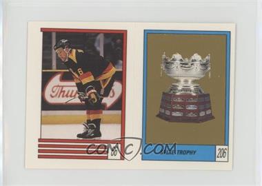 1989-90 O-Pee-Chee Album Stickers - [Base] #66-206 - Robert Nordmark, Selke Trophy (20 Pat Elynuik)