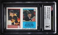 Wayne Gretzky, Doug Lidster [CSG 8 NM/Mint]