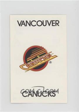 1989-90 Panini Album Stickers - [Base] #363 - Team Logo - Vancouver Canucks