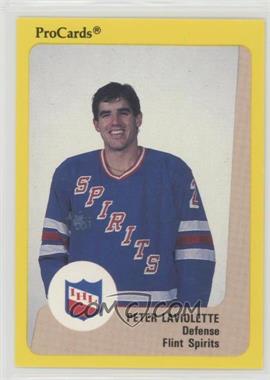 1989-90 ProCards AHL/IHL - [Base] - Blank Back #43 - Peter Laviolette