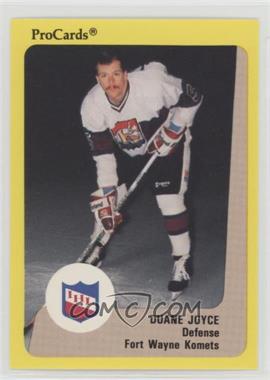 1989-90 Procards IHL - [Base] #126 - Duane Joyce