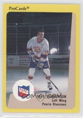 1989-90 Procards IHL - [Base] #15 - Dave Thomlinson