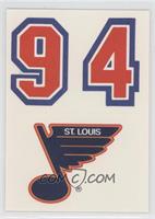 St. Louis Blues Team (Uniform Number Above Logo)