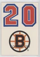 Boston Bruins Team (Uniform Number Above Logo)