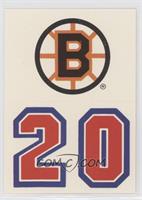 Boston Bruins Team (Uniform Number Above Logo)