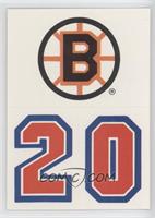 Boston Bruins (Uniform Number Below Logo)