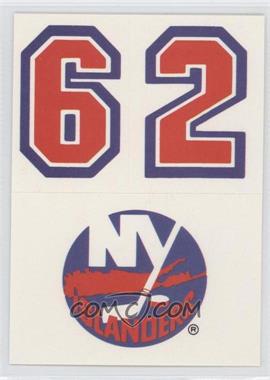 1989-90 Topps - Sticker Inserts #32.1 - New York Islanders Team (Uniform Number Above Team Logo)