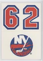 New York Islanders Team (Uniform Number Above Team Logo)