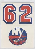 New York Islanders Team (Uniform Number Above Team Logo)