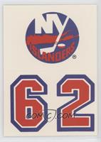 New York Islanders Team (Uniform Number Below Team Logo)