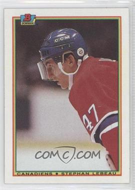 1990-91 Bowman - [Base] #53 - Stephan Lebeau