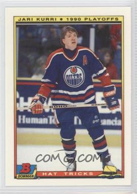 1990-91 Bowman Hat Tricks - [Base] - Glossy #19 - Jari Kurri