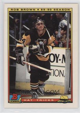 1990-91 Bowman Hat Tricks - [Base] #3 - Rob Brown