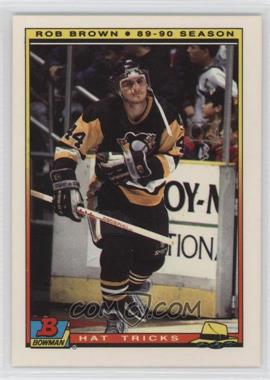 1990-91 Bowman Hat Tricks - [Base] #3 - Rob Brown