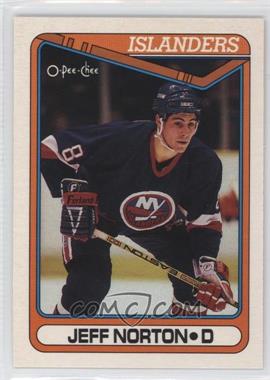 1990-91 O-Pee-Chee - [Base] #166 - Jeff Norton