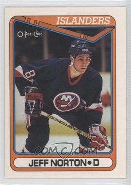 1990-91 O-Pee-Chee - [Base] #166 - Jeff Norton