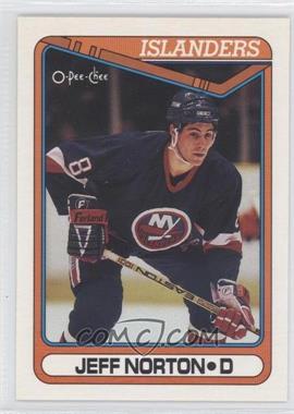 1990-91 O-Pee-Chee - [Base] #166 - Jeff Norton