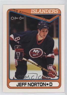 1990-91 O-Pee-Chee - [Base] #166 - Jeff Norton