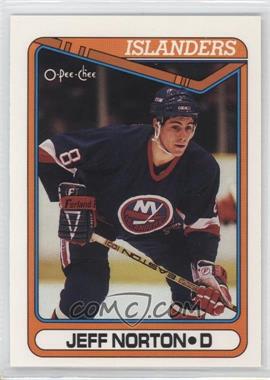 1990-91 O-Pee-Chee - [Base] #166 - Jeff Norton