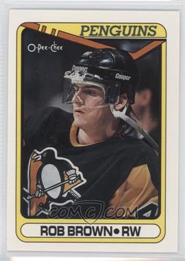 1990-91 O-Pee-Chee - [Base] #19 - Rob Brown