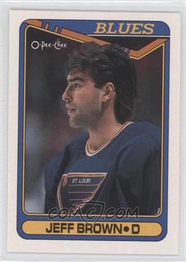 1990-91 O-Pee-Chee - [Base] #295 - Jeff Brown