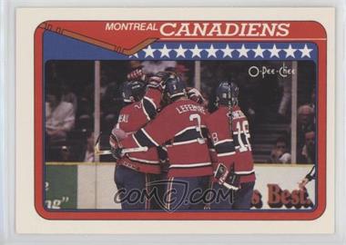 1990-91 O-Pee-Chee - [Base] #346 - Montreal Canadiens Team
