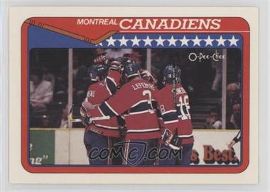 1990-91 O-Pee-Chee - [Base] #346 - Montreal Canadiens Team