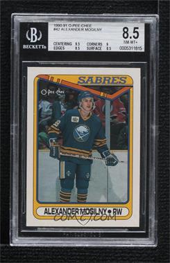 1990-91 O-Pee-Chee - [Base] #42 - Alexander Mogilny [BGS 8.5 NM‑MT+]