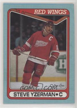 1990-91 O-Pee-Chee - Box Bottoms #J - Steve Yzerman [Noted]