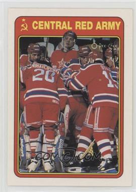 1990-91 O-Pee-Chee - Central Red Army #12R - Central Red Army [Noted]