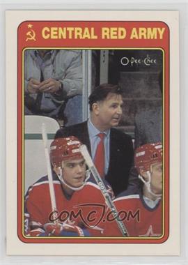 1990-91 O-Pee-Chee - Central Red Army #17R - Viktor Tikhonov