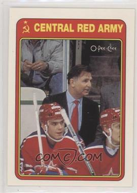 1990-91 O-Pee-Chee - Central Red Army #17R - Viktor Tikhonov