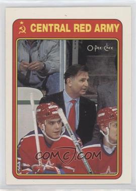 1990-91 O-Pee-Chee - Central Red Army #17R - Viktor Tikhonov