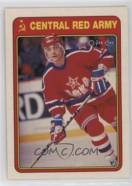 1990-91 O-Pee-Chee - Central Red Army #4R - Valeri Kamensky