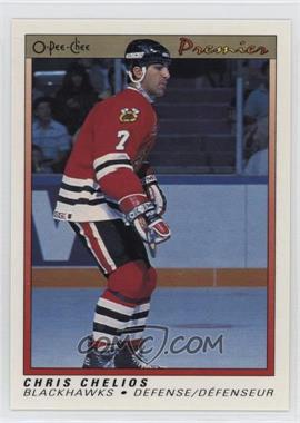 1990-91 O-Pee-Chee Premier - [Base] #13 - Chris Chelios