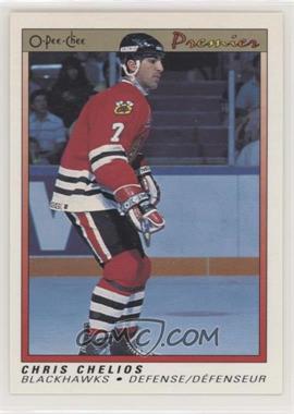 1990-91 O-Pee-Chee Premier - [Base] #13 - Chris Chelios