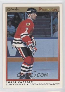 1990-91 O-Pee-Chee Premier - [Base] #13 - Chris Chelios