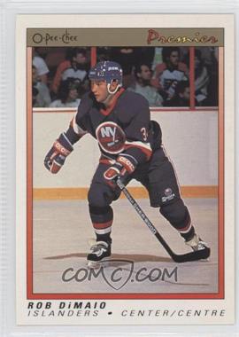 1990-91 O-Pee-Chee Premier - [Base] #27 - Rob DiMaio