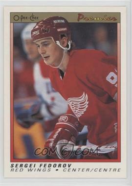 1990-91 O-Pee-Chee Premier - [Base] #30 - Sergei Fedorov