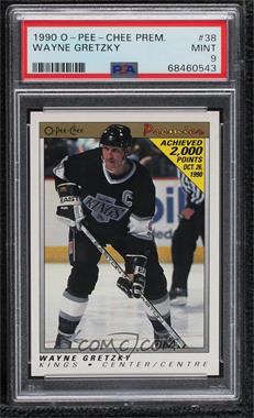 1990-91 O-Pee-Chee Premier - [Base] #38 - Wayne Gretzky [PSA 9 MINT]